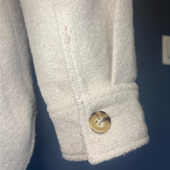 Kismet XS Off-White Utility Jacket with Button Detail - Picture 4 of 9